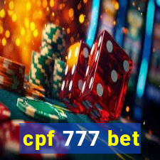 cpf 777 bet